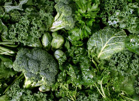Várias verduras e legumes, como armazenar cheiro verde